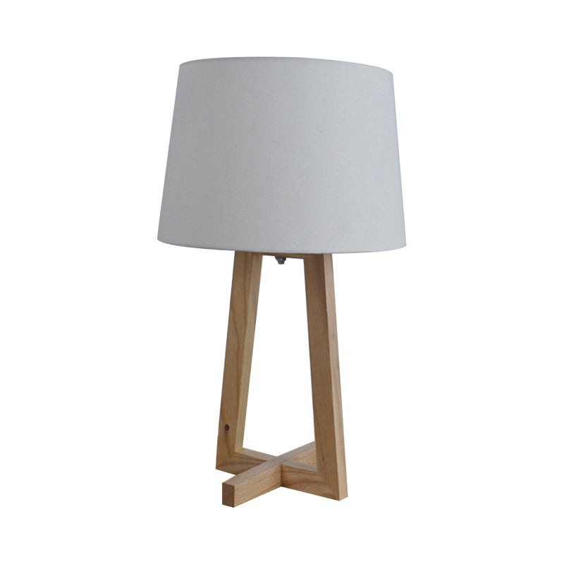 Tavolino da tavolo da tavolino minimalismo tessuto a 1 testa in legno a 2 zampe da comodino per la sala per bambini