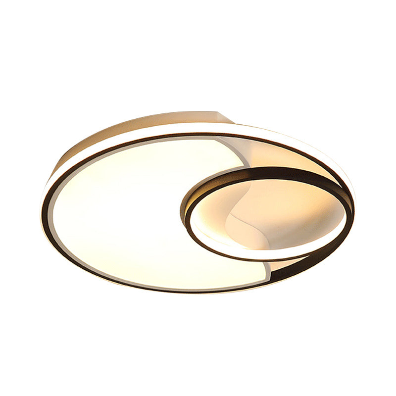 Sun Moon – plafonnier LED en acrylique, design moderne et Simple, luminaire décoratif de plafond, idéal pour une salle de bain, un couloir ou un couloir