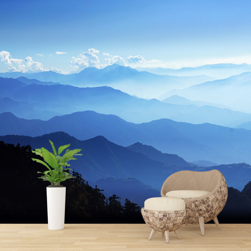 Big Mountain Landscape Wallpaper Mural Waterproofing Modern Living Room Wall Art