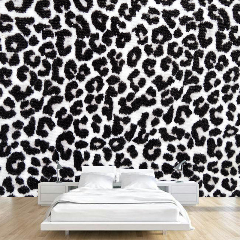 Papier peint Mural imprimé léopard couleur Pastel, décoration murale moderne antitache pour salle de repos