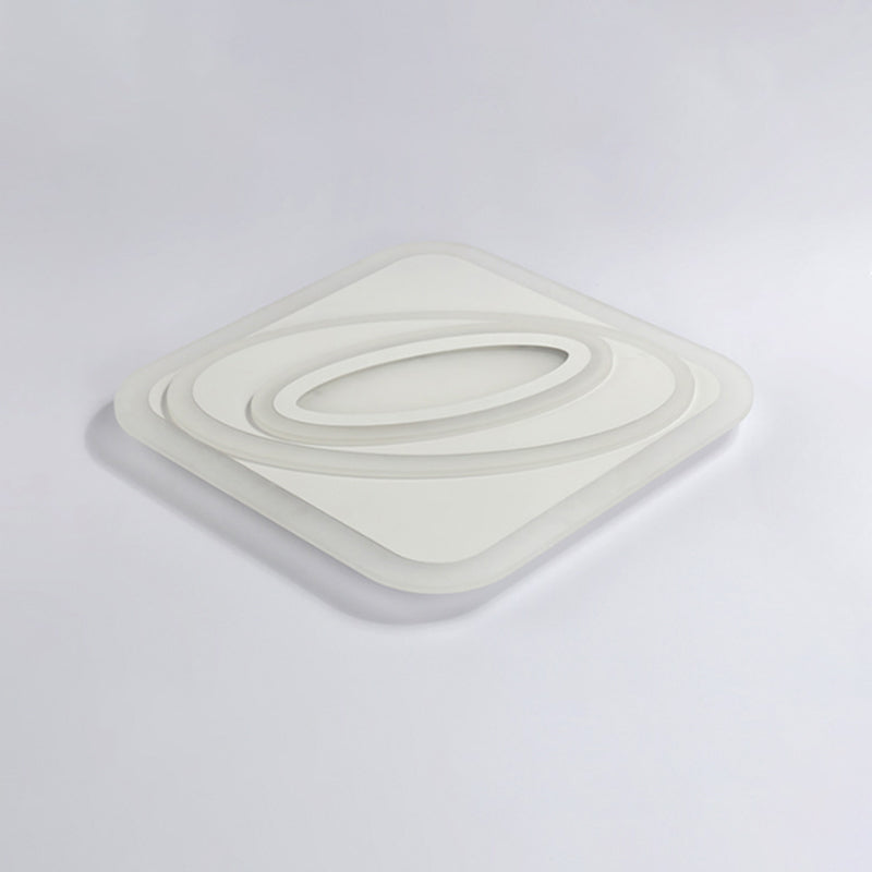 Spacetime wormgat kinderkamer inbouw acryl 21,5"/38"/47" brede LED moderne plafondlamp in warm/wit licht