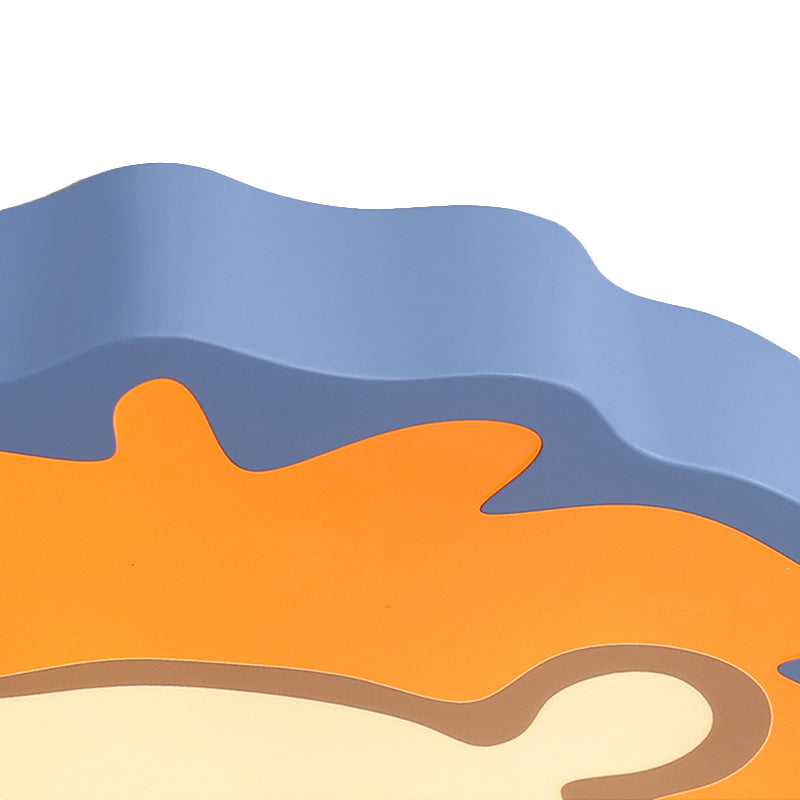 Kleuterschool Dierenplafondlamp Acryl Cartoon Inbouwplafondlamp