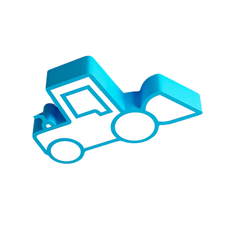 Cartoon Car Ceiling Light Acrylic Flush Mount Ceiling Light for Bedroom