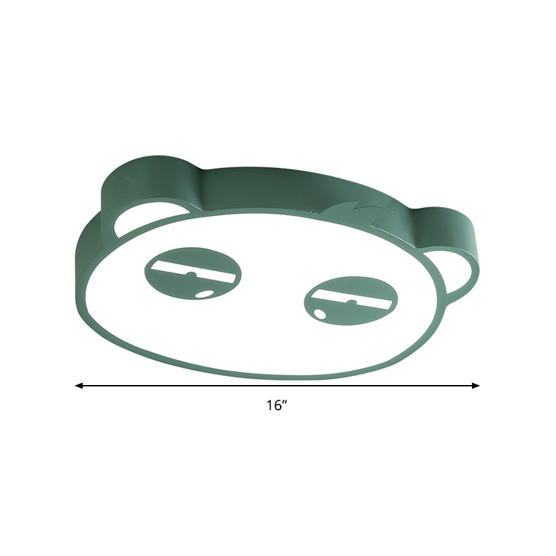 Salle de soins Panda lampe fluorescente acrylique animal Candy coloré LED plafonnier