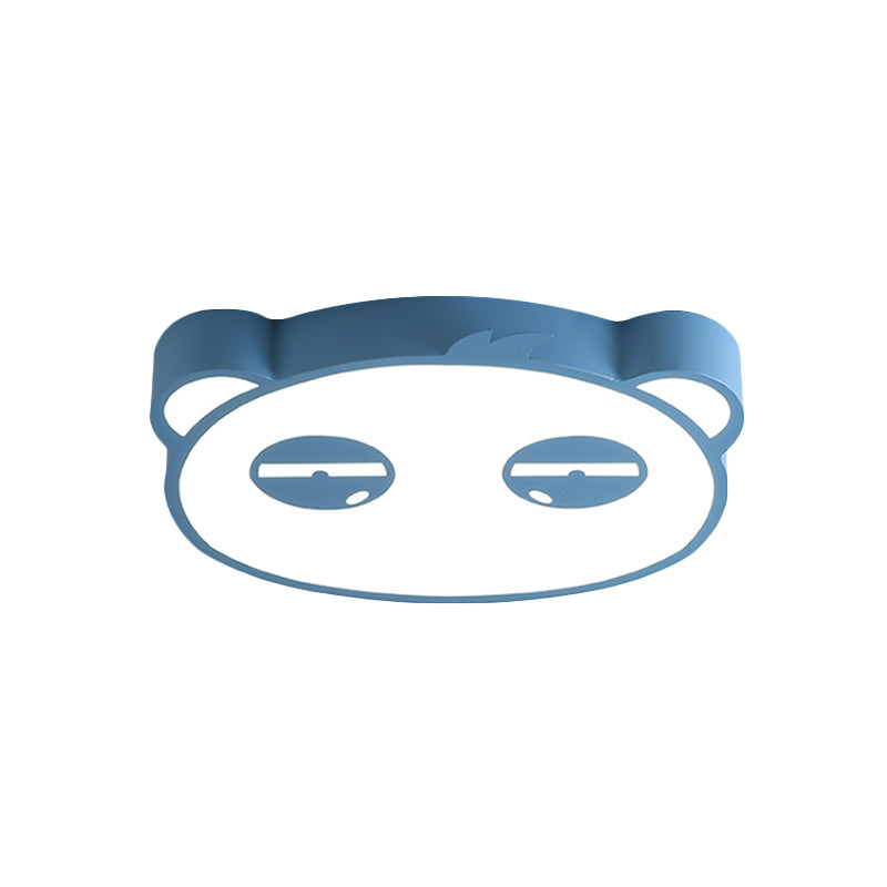 Salle de soins Panda lampe fluorescente acrylique animal Candy coloré LED plafonnier
