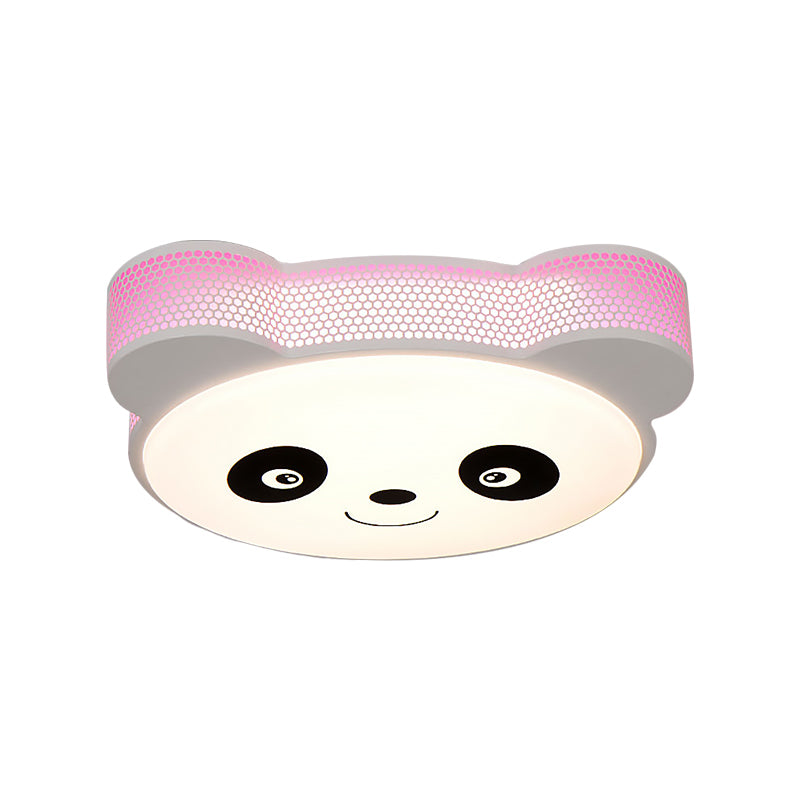 Cartoon Panda Unterputz-Deckenleuchte, Acryl-Deckenleuchte für den Kindergarten