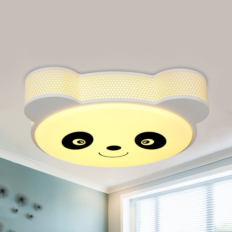 Cartoon Panda Unterputz-Deckenleuchte, Acryl-Deckenleuchte für den Kindergarten