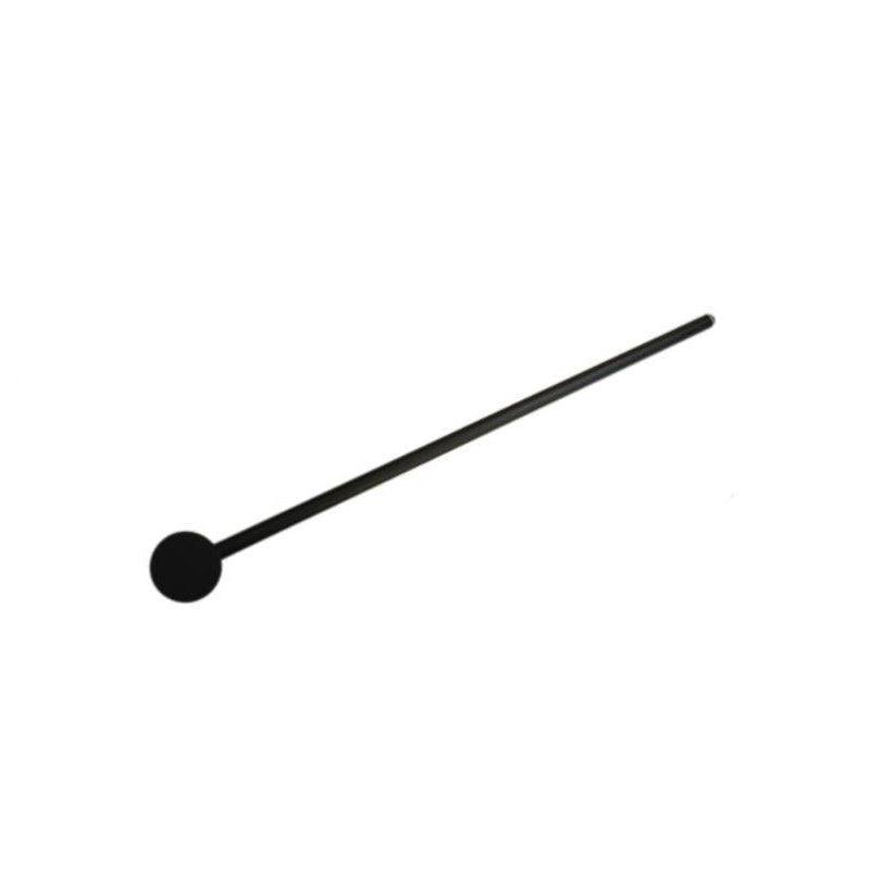 Black Slim Rod Sconce Lighting Minimalist 23.5"/31.5"/47" High LED Metal Wall Mounted Lamp for Bedroom