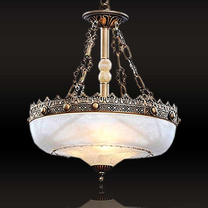 12 "/ 16" W Panier en forme de panier blanc pendentif de salon classique LED LED PLAGE PLIMENT