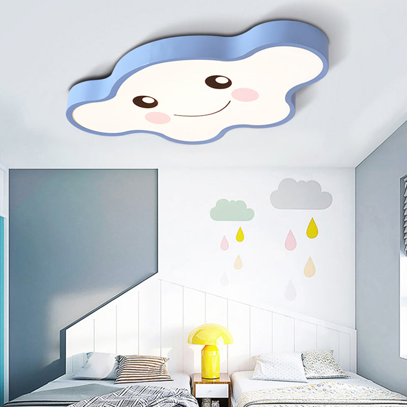 Cloud-Themed Kid Schlafzimmer Decke Flush Mount Acryl Cartoon Flush Mount Deckenleuchte