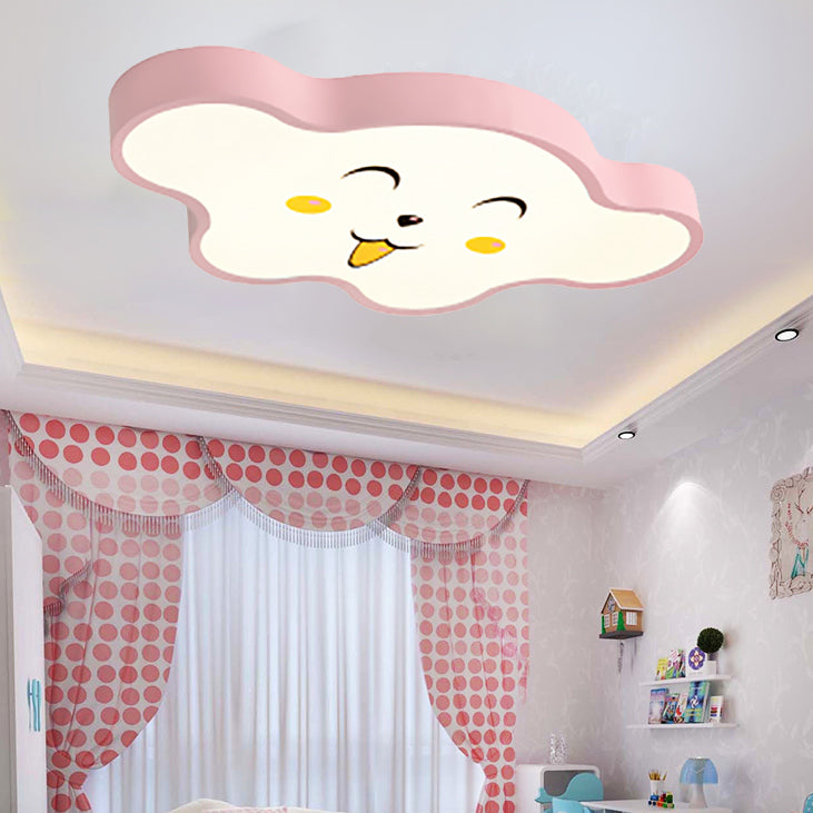 Cloud-Themed Kid Schlafzimmer Decke Flush Mount Acryl Cartoon Flush Mount Deckenleuchte