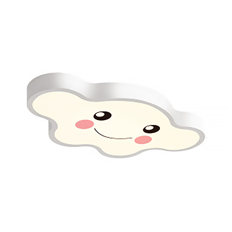 Cloud-Themed Kid Schlafzimmer Decke Flush Mount Acryl Cartoon Flush Mount Deckenleuchte
