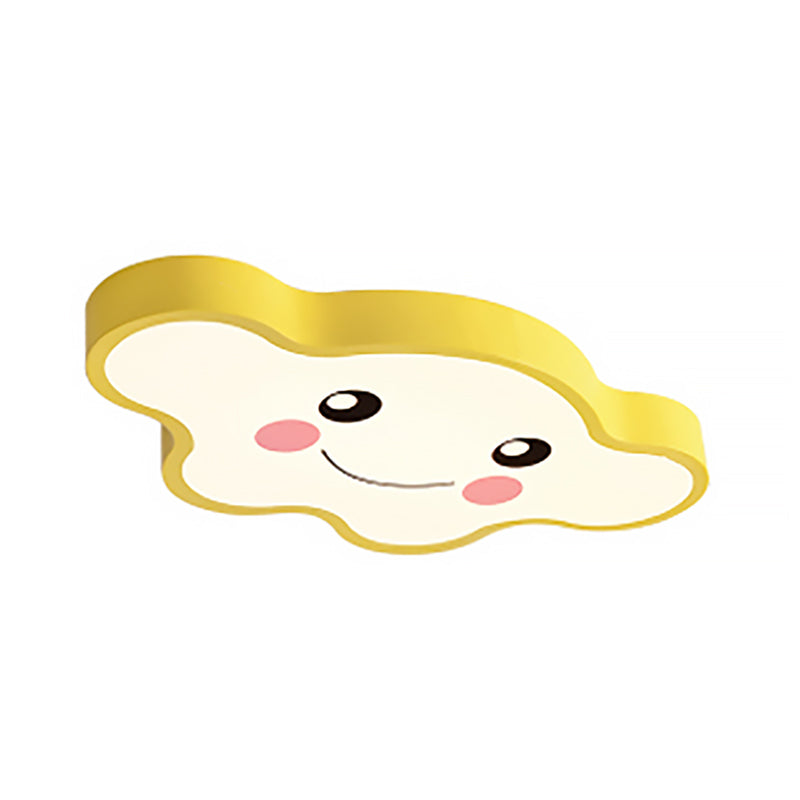 Cloud-Themed Kid Schlafzimmer Decke Flush Mount Acryl Cartoon Flush Mount Deckenleuchte