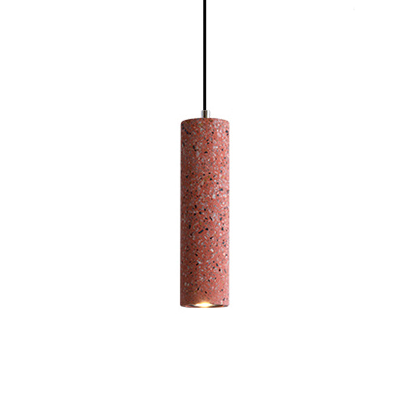 Luce a led nere/rossa/blu a sospensione Nordic Terrazzo Sospensione a sospensione Light per sala da pranzo