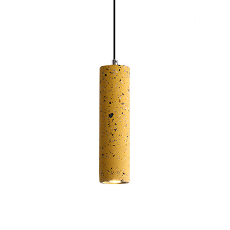 Luce a led nere/rossa/blu a sospensione Nordic Terrazzo Sospensione a sospensione Light per sala da pranzo