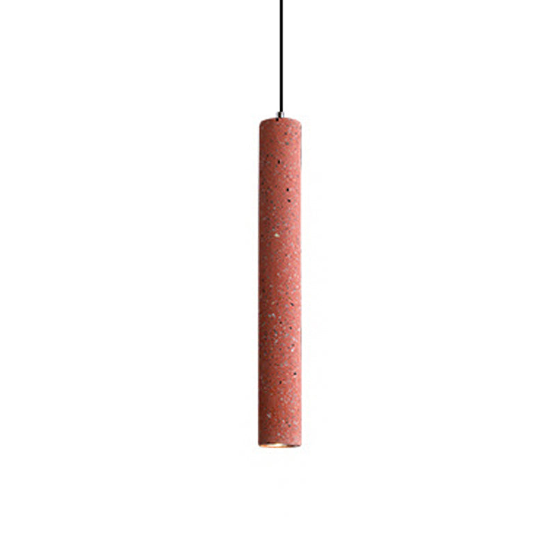 Geriffelter Esszimmer Anhänger Lampe Loft Style Terrazzo Weiß/Gelb/Blau LED Hanging Deckenleuchte