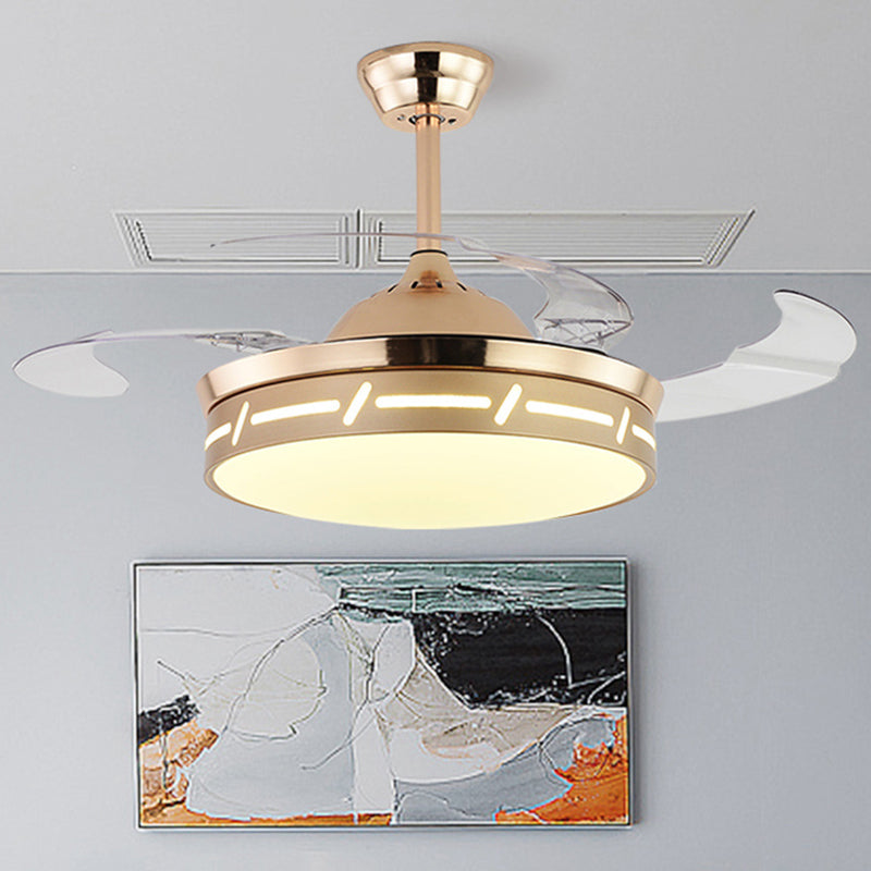 4 Klingen LED Schlafzimmer Halbflus