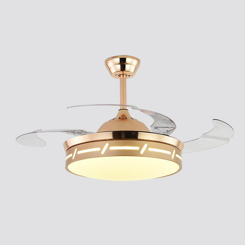 4 Klingen LED Schlafzimmer Halbflus