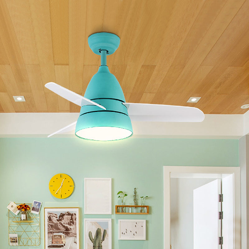 LED LED de 36 "LED PROSSIBLE PRINCIPAGE LAMPE Classic acrylique Conine à montage semi-flush Lumière avec 3 lames