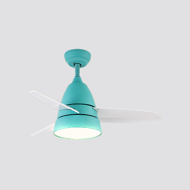 LED LED de 36 "LED PROSSIBLE PRINCIPAGE LAMPE Classic acrylique Conine à montage semi-flush Lumière avec 3 lames