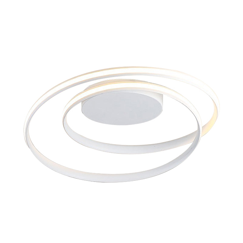 Acrylic Strap Circle Ceiling Mount Light Kid Bedroom Hallway Modern LED Ceiling Lamp