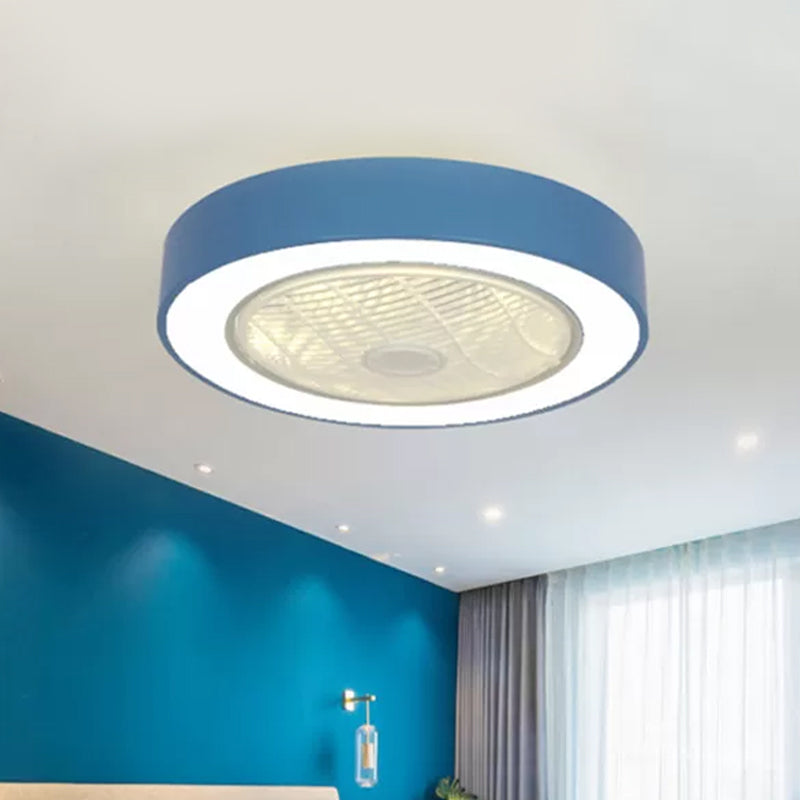 22 "breite nordische LED -Semi -Flush -Mount