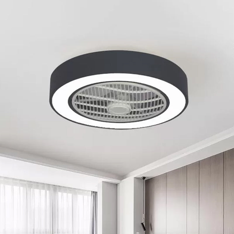 22 "breite nordische LED -Semi -Flush -Mount