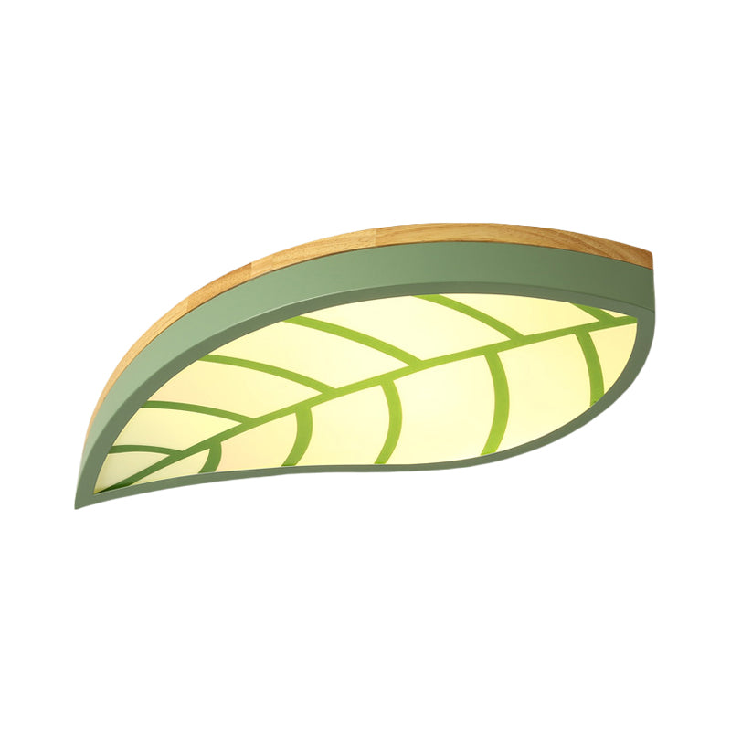 Métal acrylique lame LED encastré plafonnier pour enfants chambre Cartoon macaron plafonnier