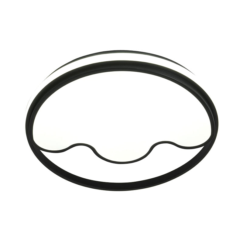 Voies animales Moderne Flush Mount Light Acrylic Eye-Caring LED Ceiling Lamp for Study Room