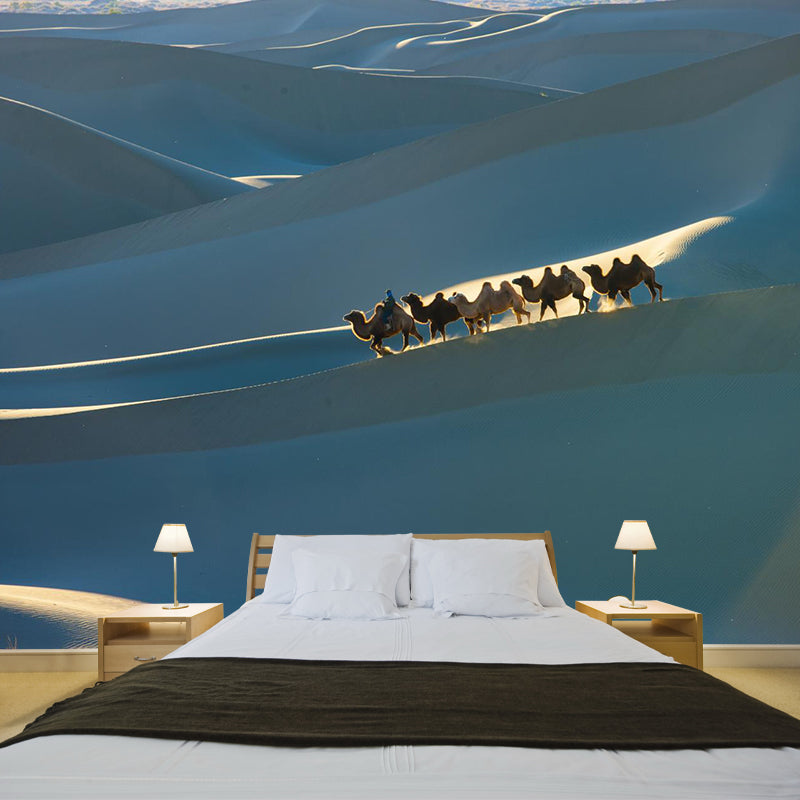 Big Desert Camel Mural Wallpaper Moisture Resistant Modern Bedroom Wall Covering