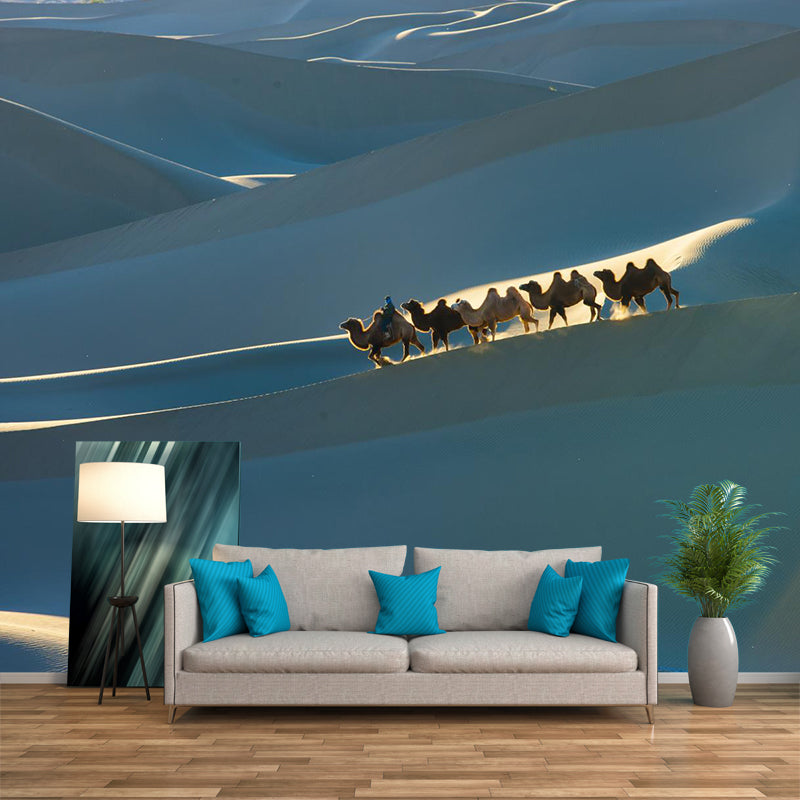 Big Desert Camel Mural Wallpaper Moisture Resistant Modern Bedroom Wall Covering