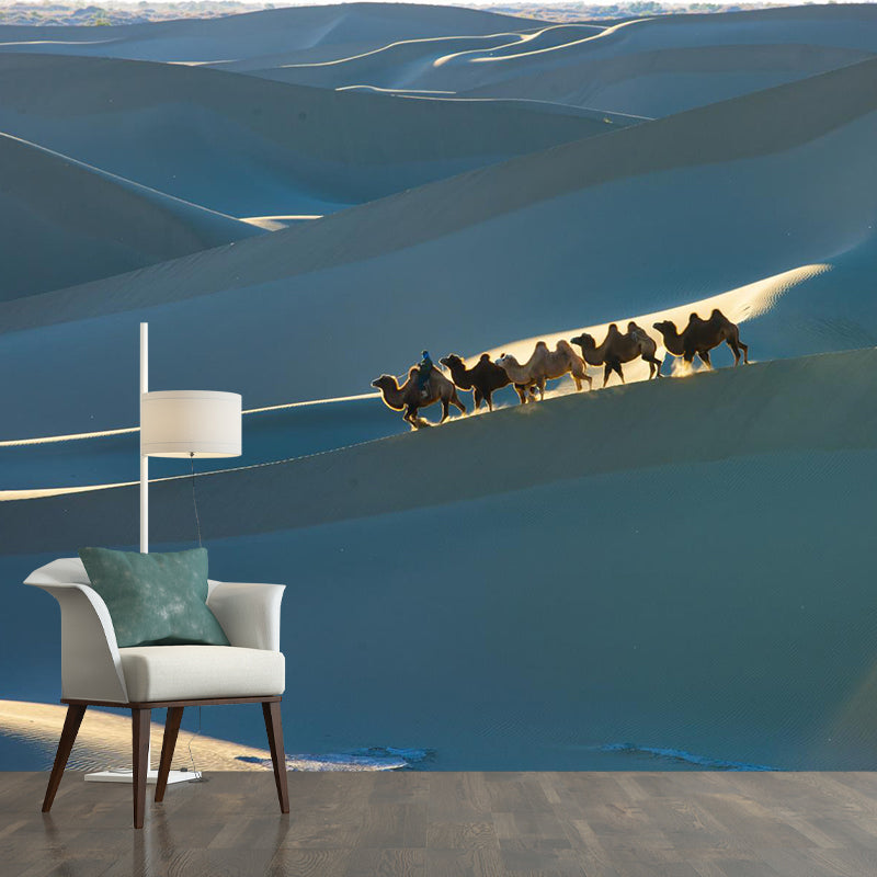 Big Desert Camel Mural Wallpaper Moisture Resistant Modern Bedroom Wall Covering
