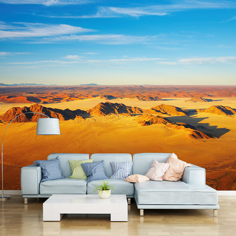 Nature Scenery Desert Mural Wallpaper Modern Non-Woven Wall Art for House Interior