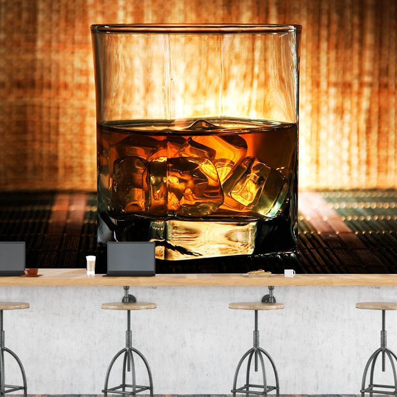 Wine Mural Wallpaper Modern Decorative Restaurant Wall Art, Custom Size Available