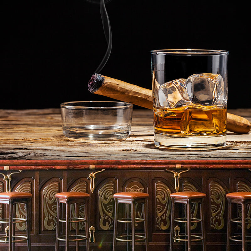 Liquor Print Mural Wallpaper Modern Non-Woven Textured Wall Covering in Soft Color