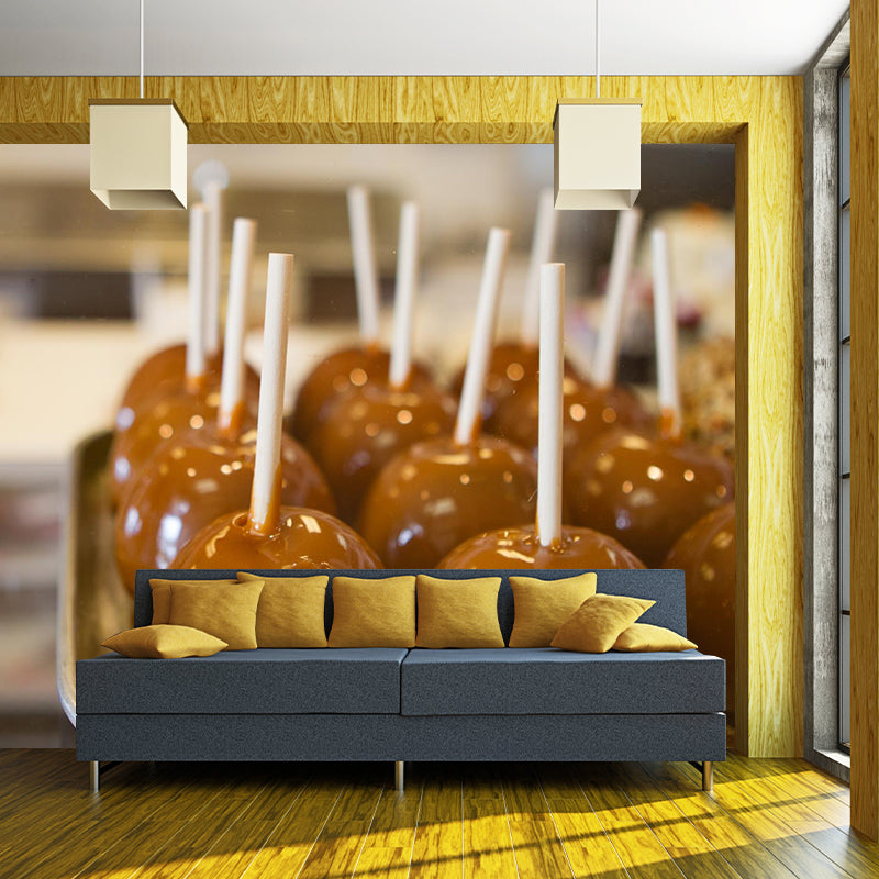 Tasty Chocolate Mural Decal Modern Decorative Dessert Shop Wall Art, Custom Printed