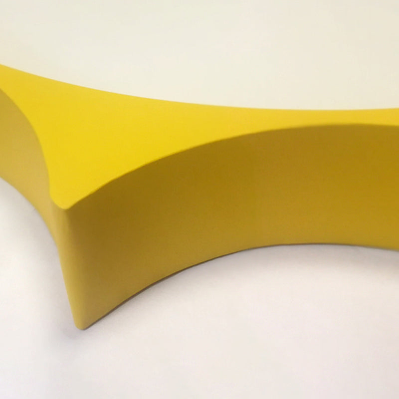 Lampada da soffitto semplice a LED con montaggio a incasso Lampada da soffitto gialla Sun con acrilico per la scuola materna