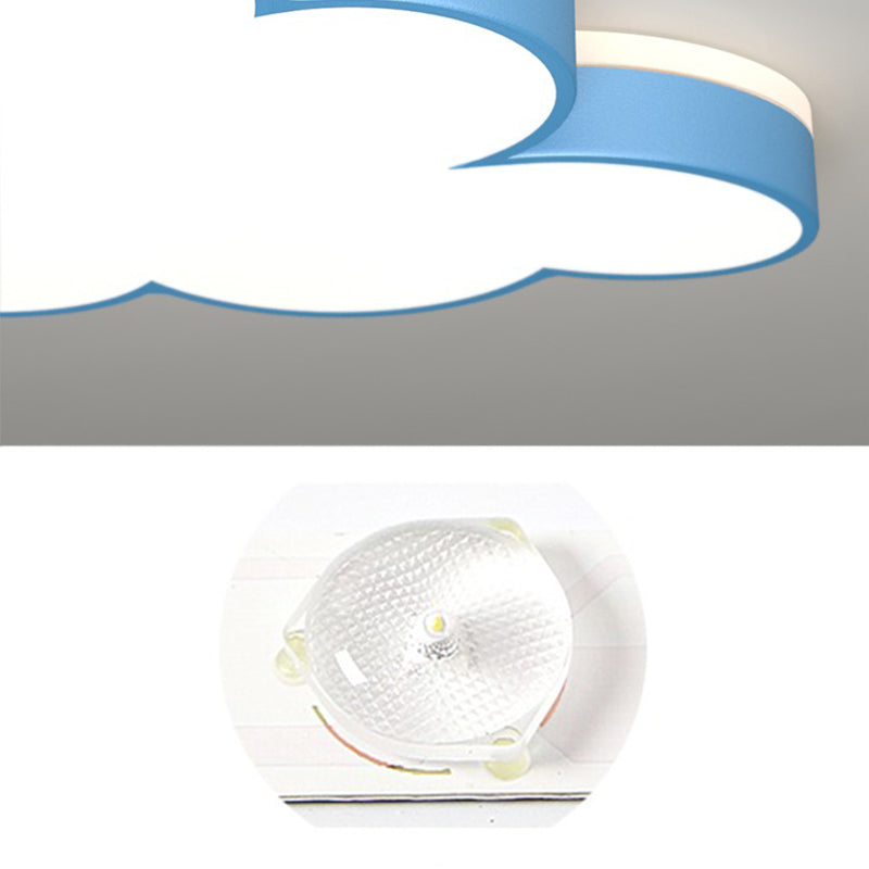 Lámparas incrustadas en la nube moderna dormitorio LED acrílico cerca de la lámpara de techo