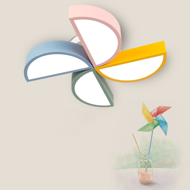 Lampada da incasso a girandola in acrilico Illuminazione contemporanea a LED da incasso in bianco per la cameretta dei bambini