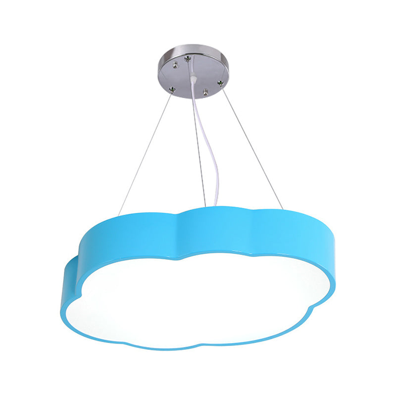 Simplicity Cloud Chandelier Lighting Acrylic Kids Bedroom LED Pendant Light Kit