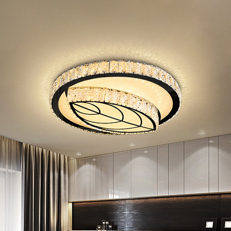 Embedded Crystal Clear Flush Light Loving Heart/Mushroom/Flower Modern Style Surface Mounted LED Ceiling Lamp