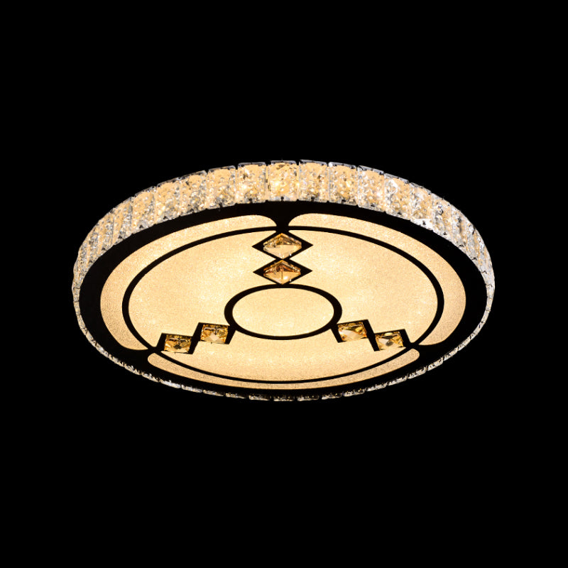 Embedded Crystal Clear Flush Light Loving Heart/Mushroom/Flower Modern Style Surface Mounted LED Ceiling Lamp