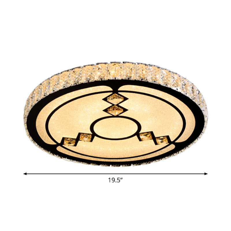 Embedded Crystal Clear Flush Light Loving Heart/Mushroom/Flower Modern Style Surface Mounted LED Ceiling Lamp