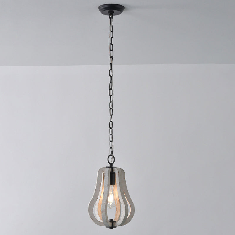 1 pendentif en cage en cage clair