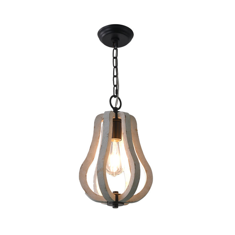 1 pendentif en cage en cage clair