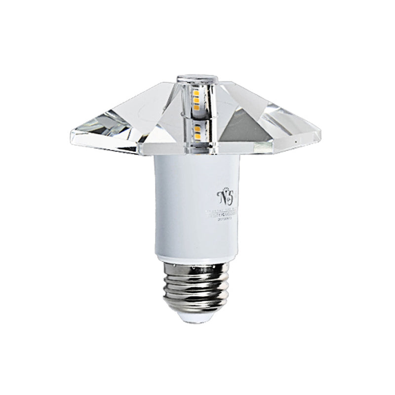 Zeshoekige inbouwlamp Moderne heldere kristallen LED dicht bij plafondlamp voor foyer