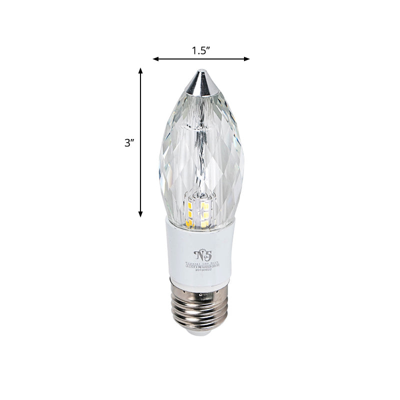 Lampvormige gang Mini-inbouwlamp Helder kristal LED Modern plafondinbouwmontage