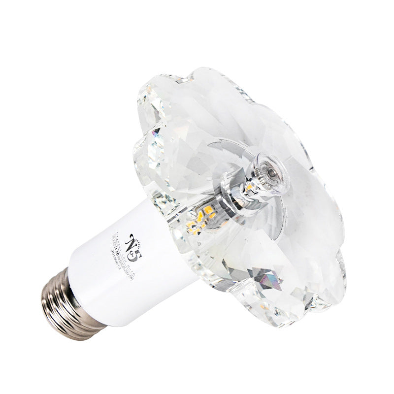 Clear Crystal Floweret Mini Flushmount Light Modernist LED dicht bij plafond lamp voor Doorweg
