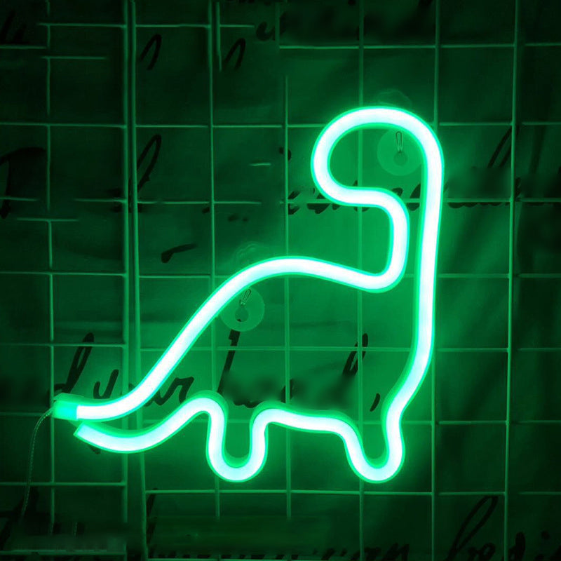 Plastic Animation Framework Night Lamp Minimalistic USB LED White Wall Night Lighting