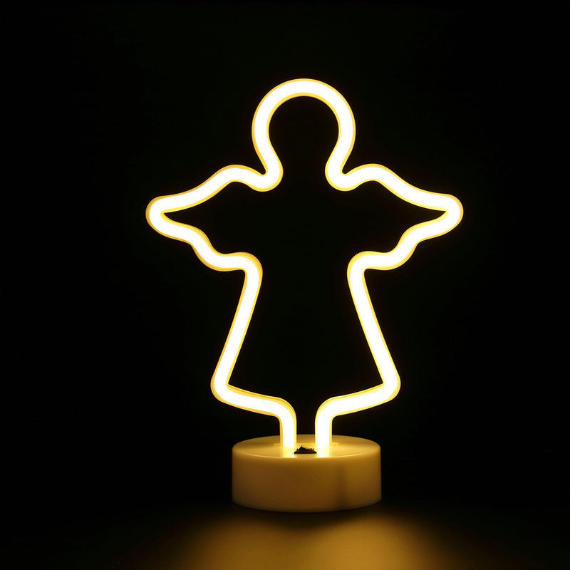 Geometrie Wall Night Light eigentijdse plastic kinderslaapkamer led nachtkastje lamp in het wit